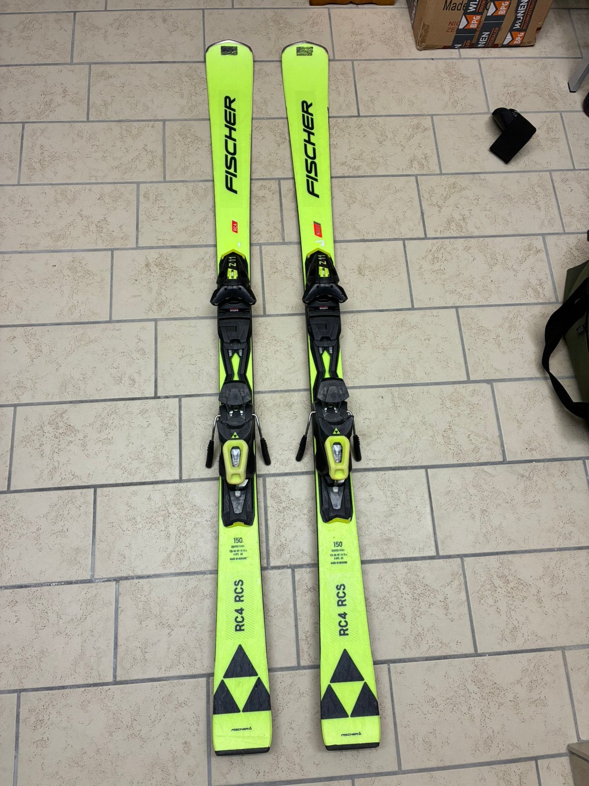 Fischer RC4 RCS ski’s 150 cm + Fischer Z11 bindingen, Ophalen, 140 tot 160 cm, Fischer, Zo goed als nieuw