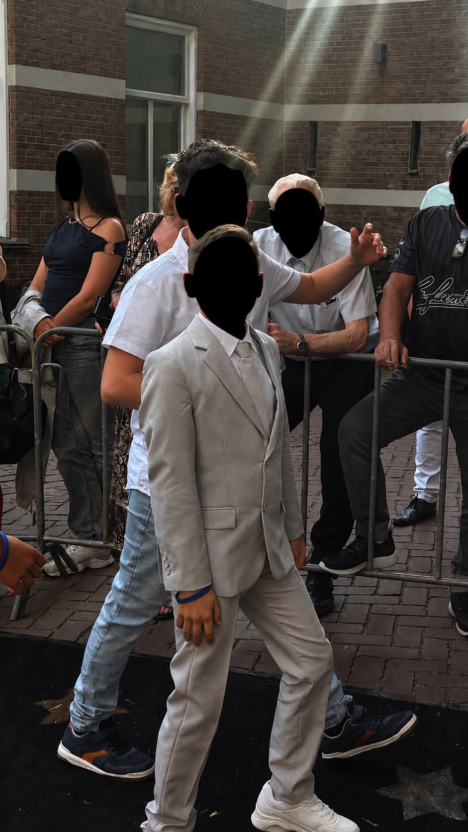 Gala of bruidsjonker kostum maat 140, Ophalen, Zo goed als nieuw, Jongen, Overige typen