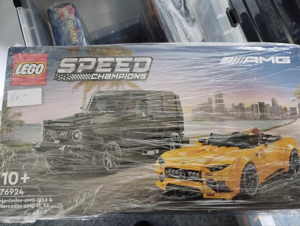 LEGO Speed Champions Mercedes-AMG G 63 & SL 63 (76924), Kinderen en Baby's, Speelgoed | Bouwstenen, Zo goed als nieuw, Overige merken