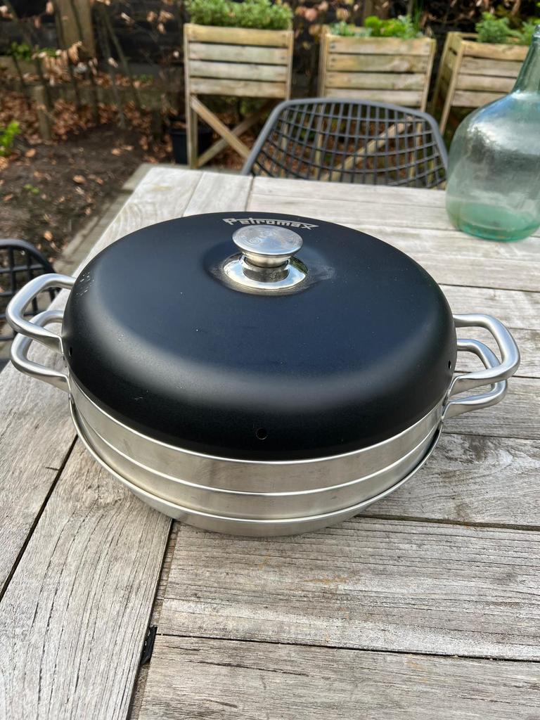 Petro max campingoven en bakplaat, Caravans en Kamperen, Kampeeraccessoires, Ophalen of Verzenden, Zo goed als nieuw