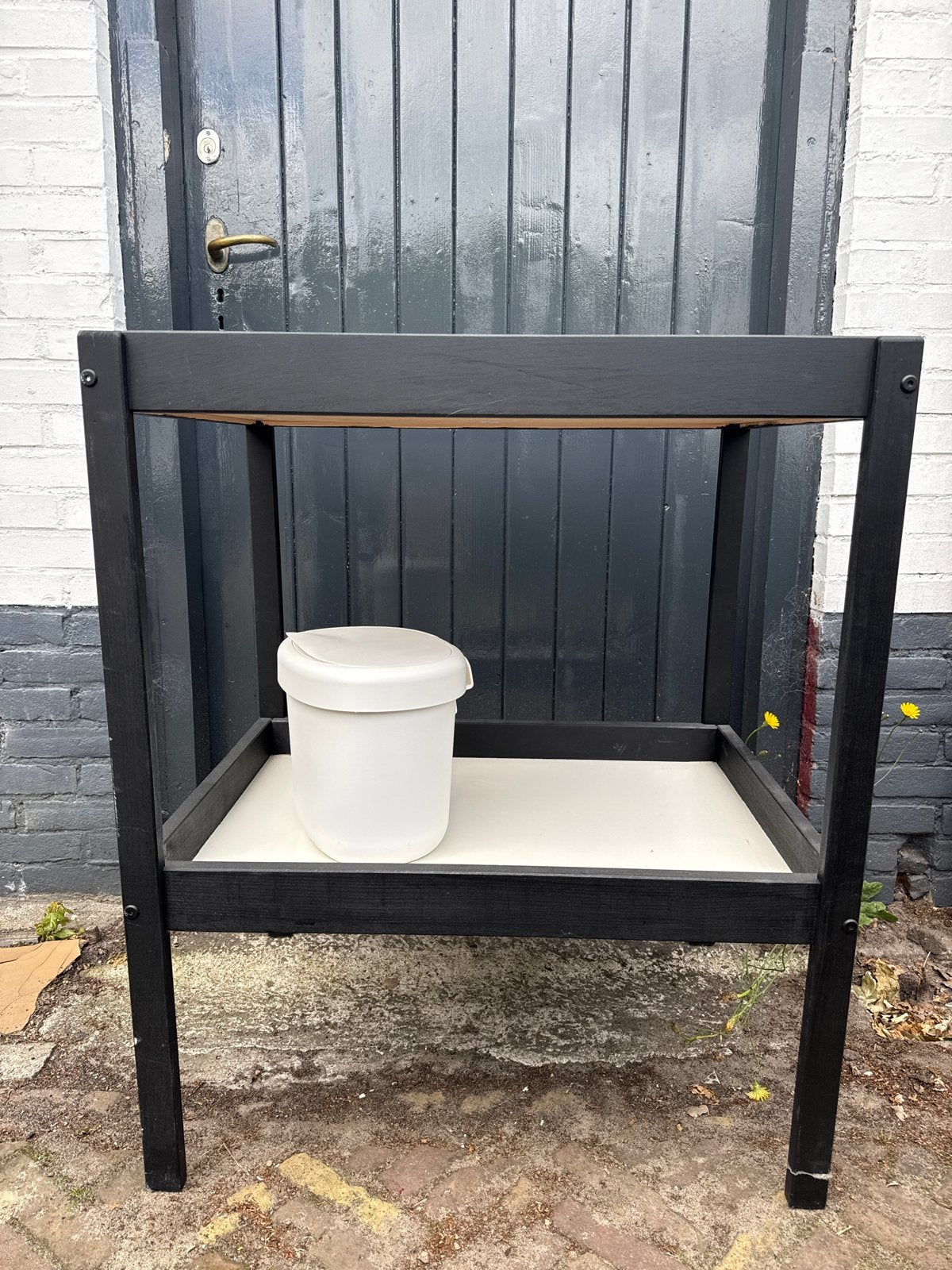 Ikea commode zwart, 50 tot 70 cm, Ophalen of Verzenden, Zo goed als nieuw, 75 tot 100 cm