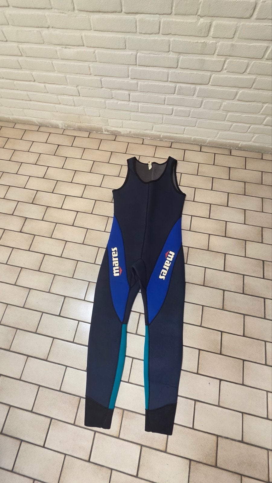 Mares duikpak dubbel 7mm maat L, Ophalen, Zo goed als nieuw, Duikpak