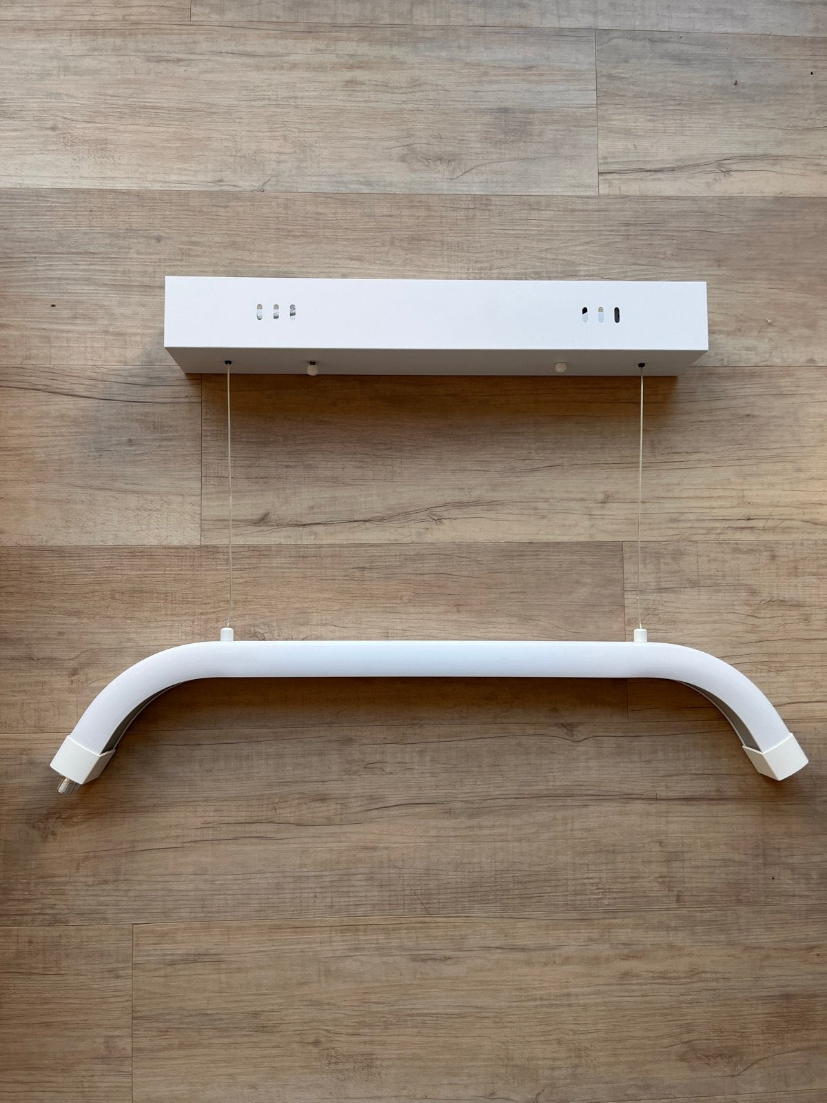 Moderne LED Hanglamp - Dimbaar en Kleurtemperatuur Aanpasbaa, Ophalen of Verzenden, Zo goed als nieuw, Metaal, Overige fittingen