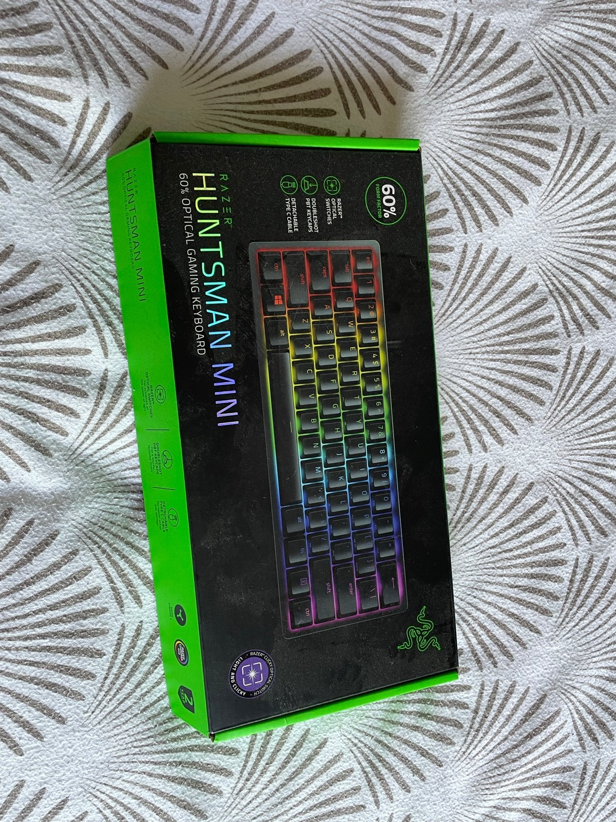 Razer Huntsman Mini 60% Optisch Gaming Toetsenbord, Gaming toetsenbord, Ophalen of Verzenden, Zo goed als nieuw, Qwerty