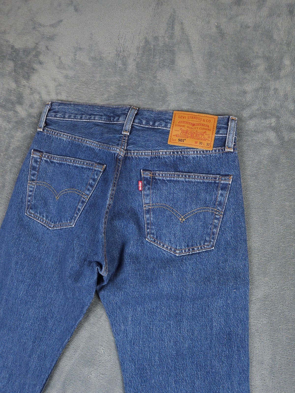 Levis 501 Jeans W30 L32 Blauw Katoen Denim Knoopsluiting, Kleding | Heren, Spijkerbroeken en Jeans, ., Nieuw, W32 (confectie 46) of kleiner