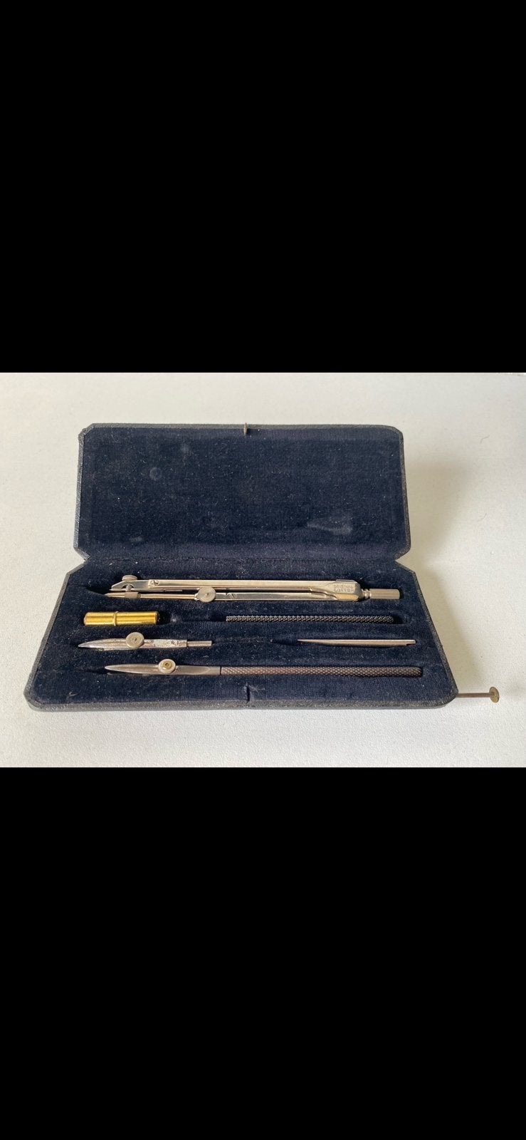 * vintage ‘LOTTER’ PRECISIE-PASSERSET, Ophalen of Verzenden, Gebruikt