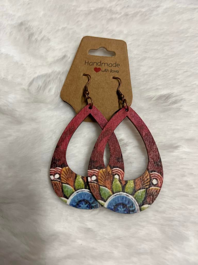 Ibiza Boho Festival Oorbellen Hangers, Ophalen of Verzenden, Zo goed als nieuw, Overige kleuren, Overige materialen