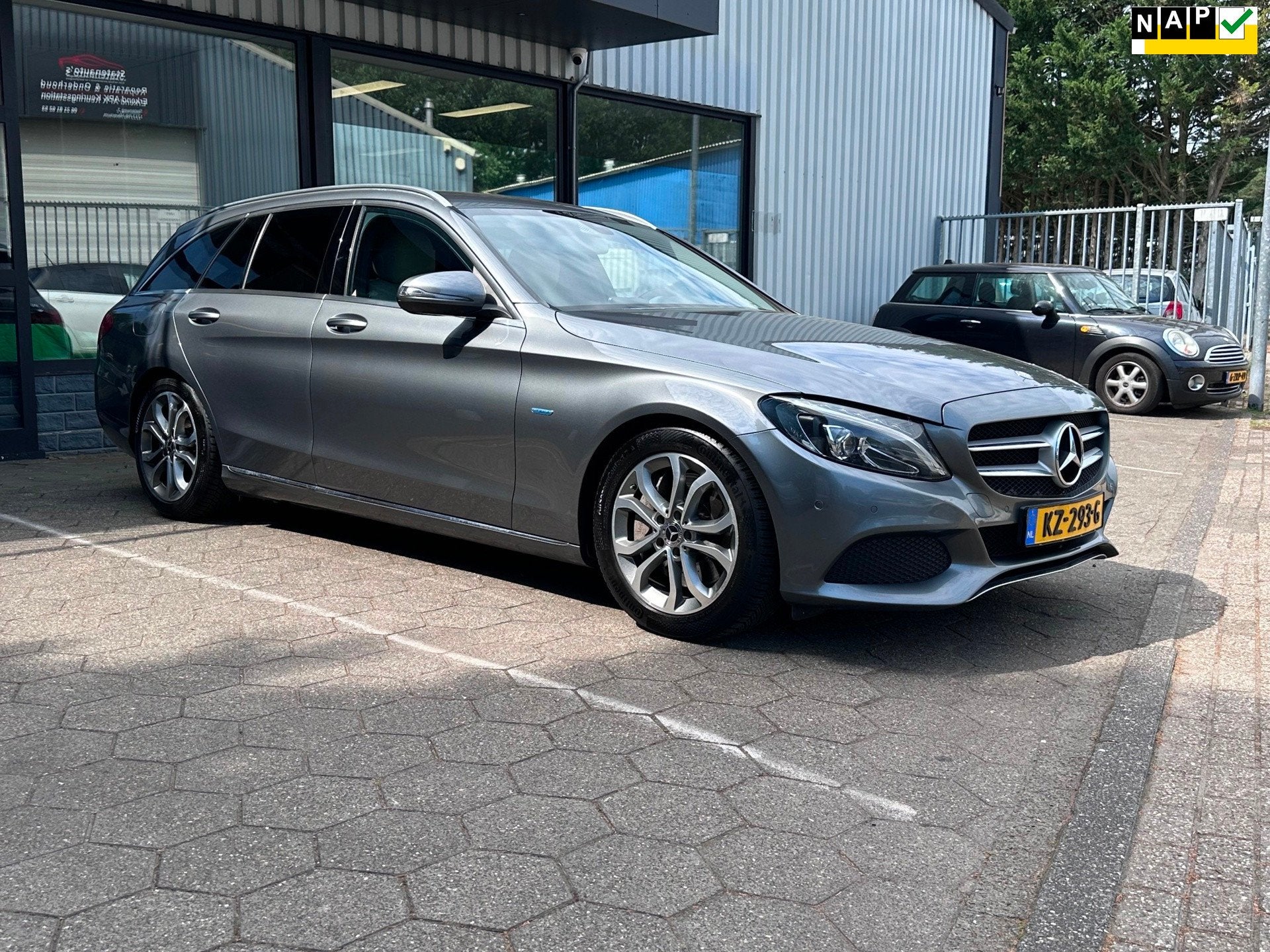 Mercedes-Benz C-klasse Estate 350 e Lease Edition/Airco/Lede, Automaat, Achterwielaandrijving, Gebruikt, Euro 6