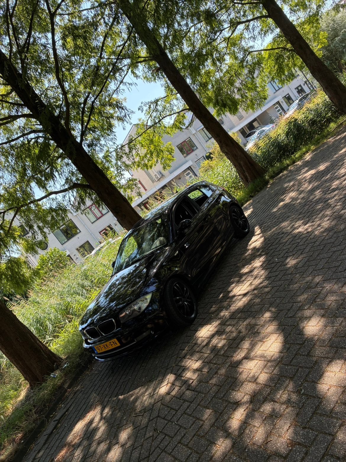 BMW 1-Serie 2.0 118I 5DR 2007 Zwart, Ophalen, Zwart