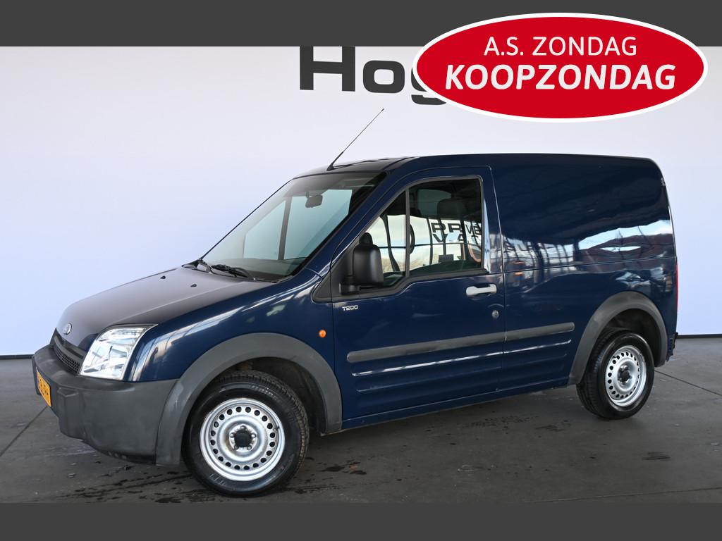 Ford Transit Connect T200S 1.8 TDdi NAP! Trekhaak Goed Onder, Auto's, Voorwielaandrijving, Stof, Gebruikt, Zwart