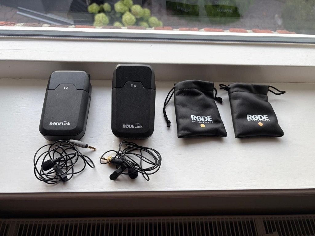 RØDELink Filmmaker Kit - Draadloze Microfoon Set, Ophalen of Verzenden, Zo goed als nieuw, Instrumentmicrofoon, Draadloos