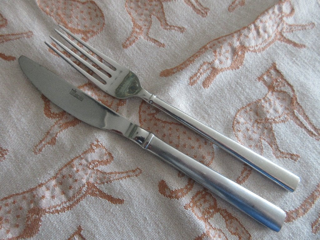 Sola Palermo Dinermes en Vork, Gebruikt, Sola, Los bestek, Ophalen of Verzenden