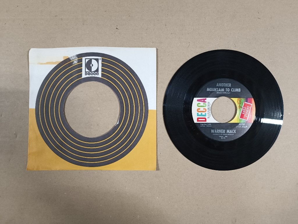 Single: Warner Mack - Another Mountain To Climb (1970) USA, Verzenden, Gebruikt, 7 inch, Pop