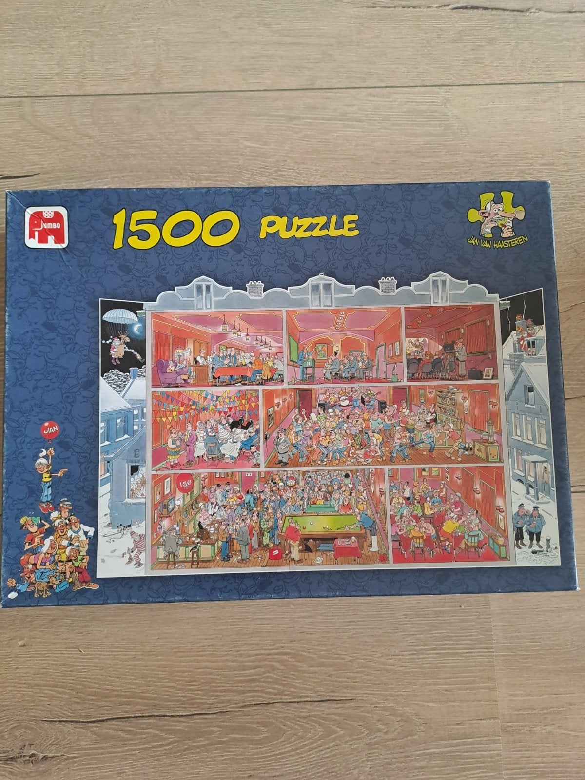 Jan van Haasteren 'Grand Café' (1500 stukjes), Ophalen of Verzenden, 500 t/m 1500 stukjes, Zo goed als nieuw, Legpuzzel