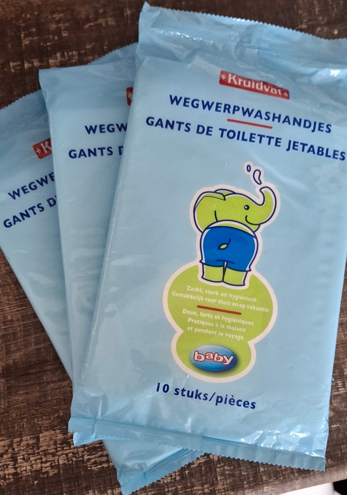 Kruidvat Wegwerpwashandjes - Nieuw, Ophalen