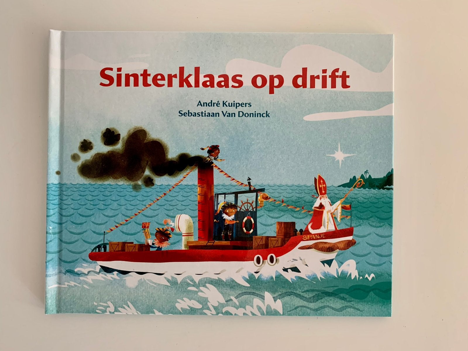 TE KOOP: boek Sinterklaas op drift - door André Kuipers, Ophalen of Verzenden, Zo goed als nieuw