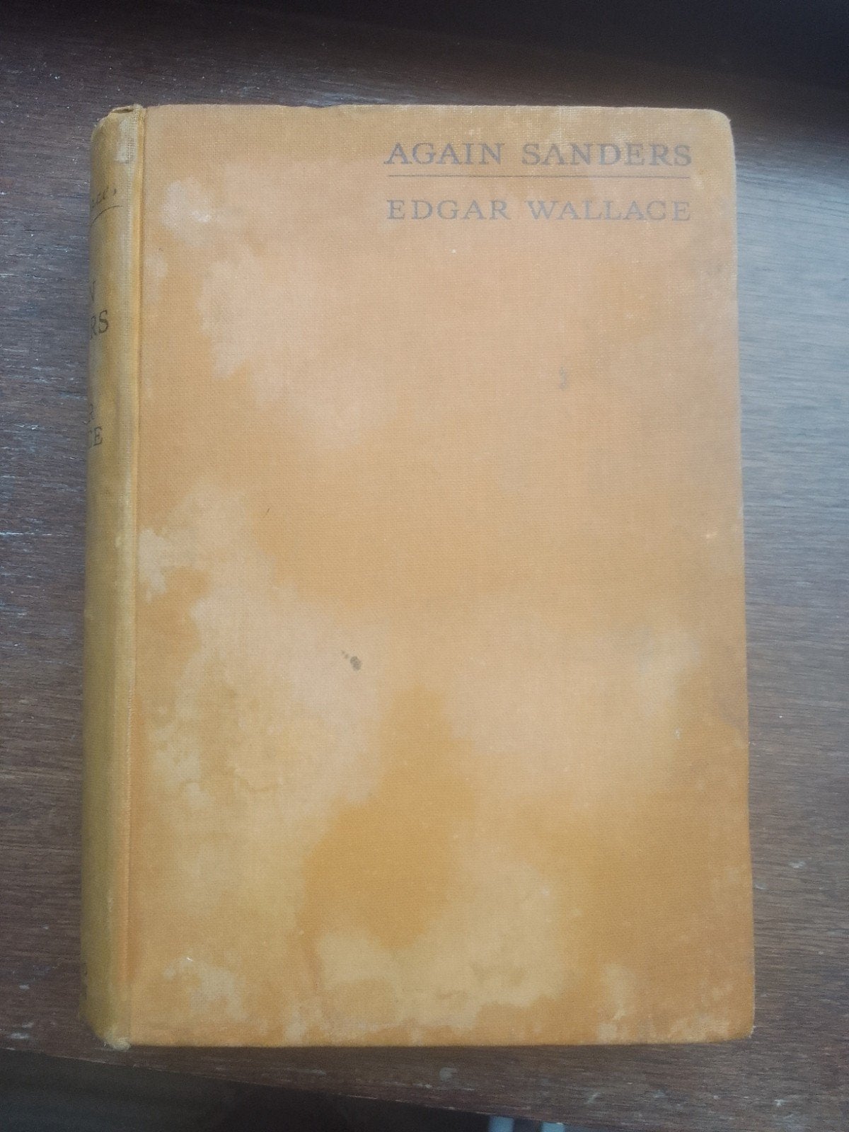 Again Sanders, van Edgar Wallace, Ophalen