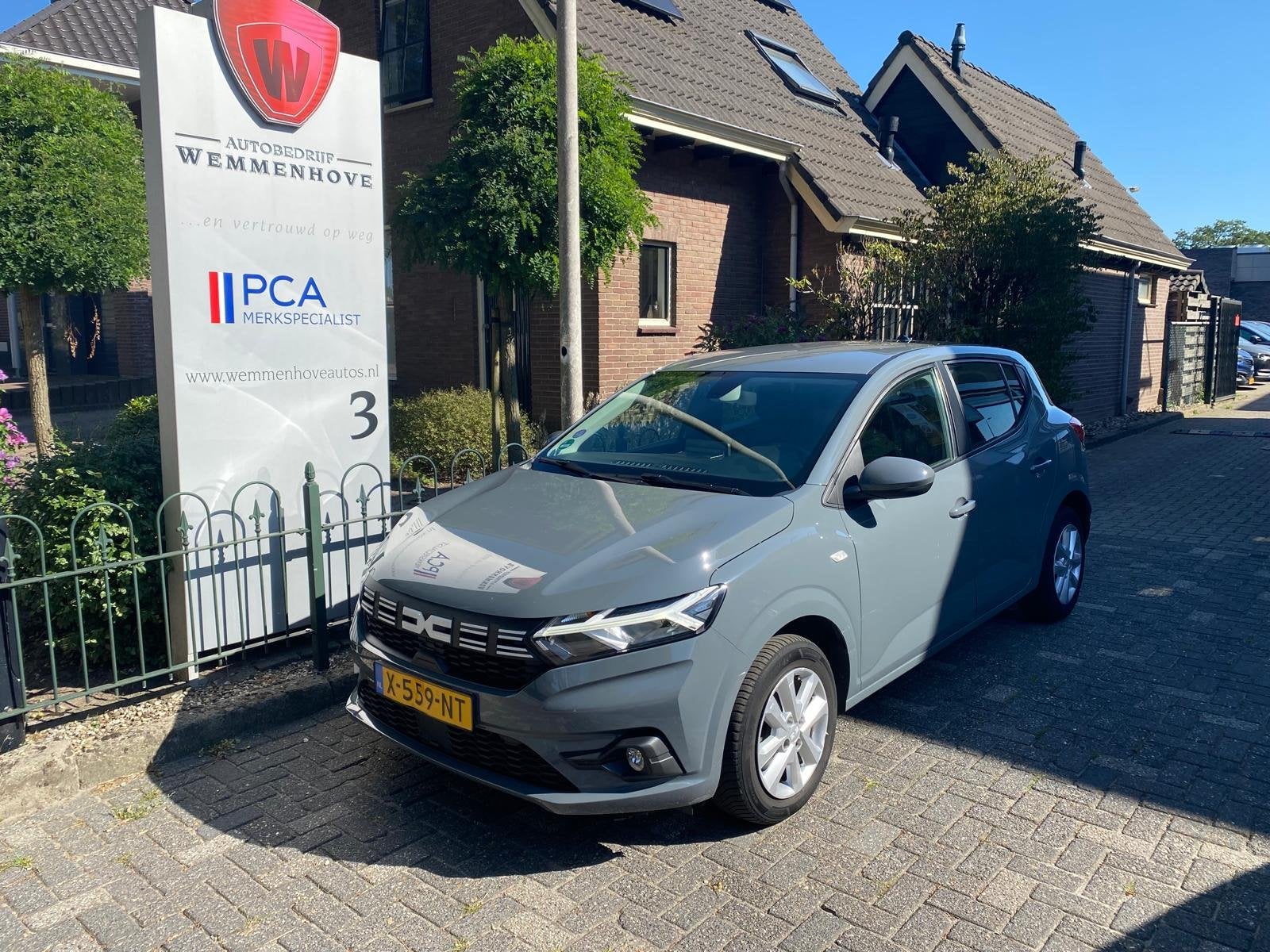 Dacia Sandero 1.0 TCe 100 ECO-G Expression Nieuw model/Airco, Voorwielaandrijving, Stof, Gebruikt, Origineel Nederlands