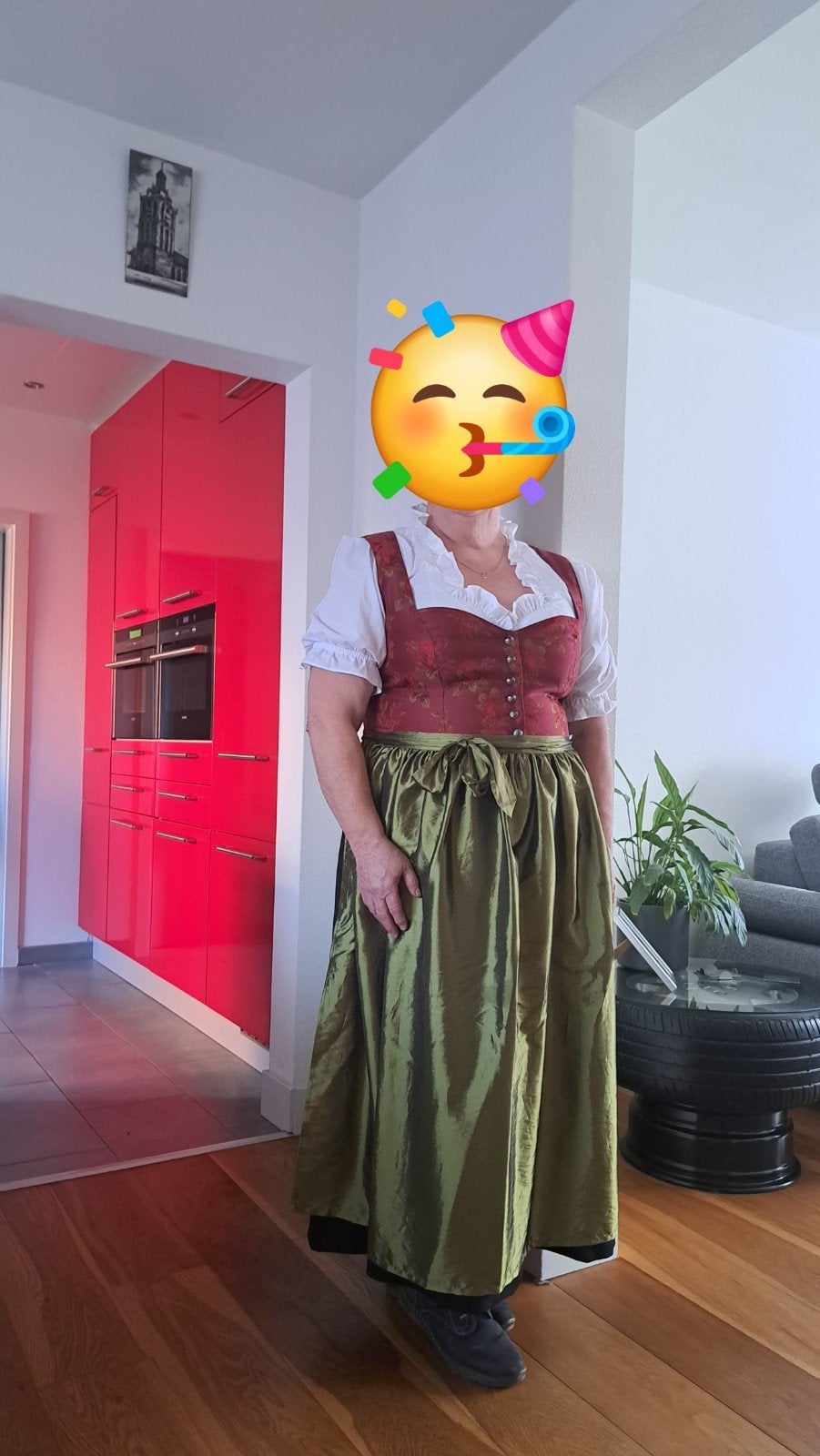 Originele Dirndl uit Oostenrijk maat 52, Kleding | Dames, Trachten Vogl, Maat 46/48 (XL) of groter, Ophalen of Verzenden, Kleding
