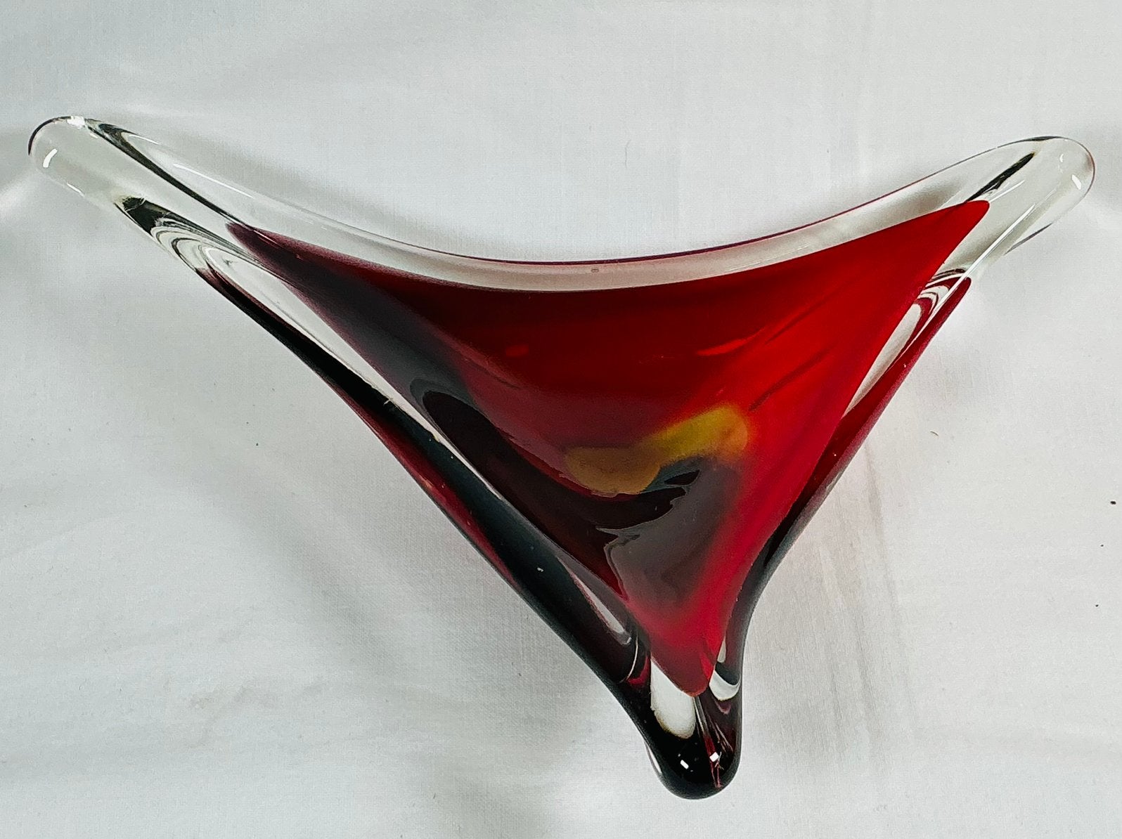 Murano Vintage design sommerso glas kom schaal vide poche, Verzamelen, Retro, Verzenden, Huis en Inrichting
