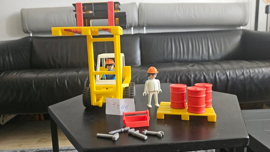 Playmobil heftruck 3506, Kinderen en Baby's, Speelgoed | Playmobil, Ophalen of Verzenden