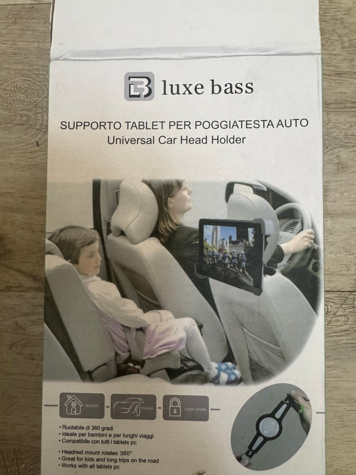 Luxe Bass Universele Auto Hoofdsteun Tablet Houder, Ophalen of Verzenden, Nieuw