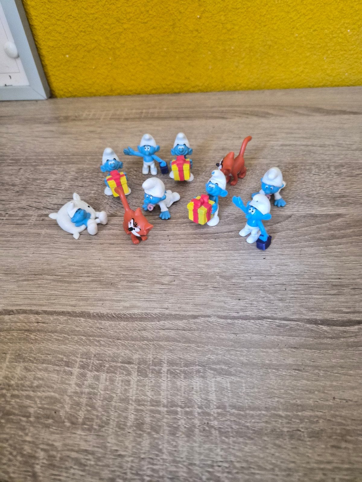 Smurfen figuren set - Verschillende Smurfen en Azraël, Ophalen of Verzenden, Gebruikt, Verschillende Smurfen, Poppetje, Figuurtje of Knuffel