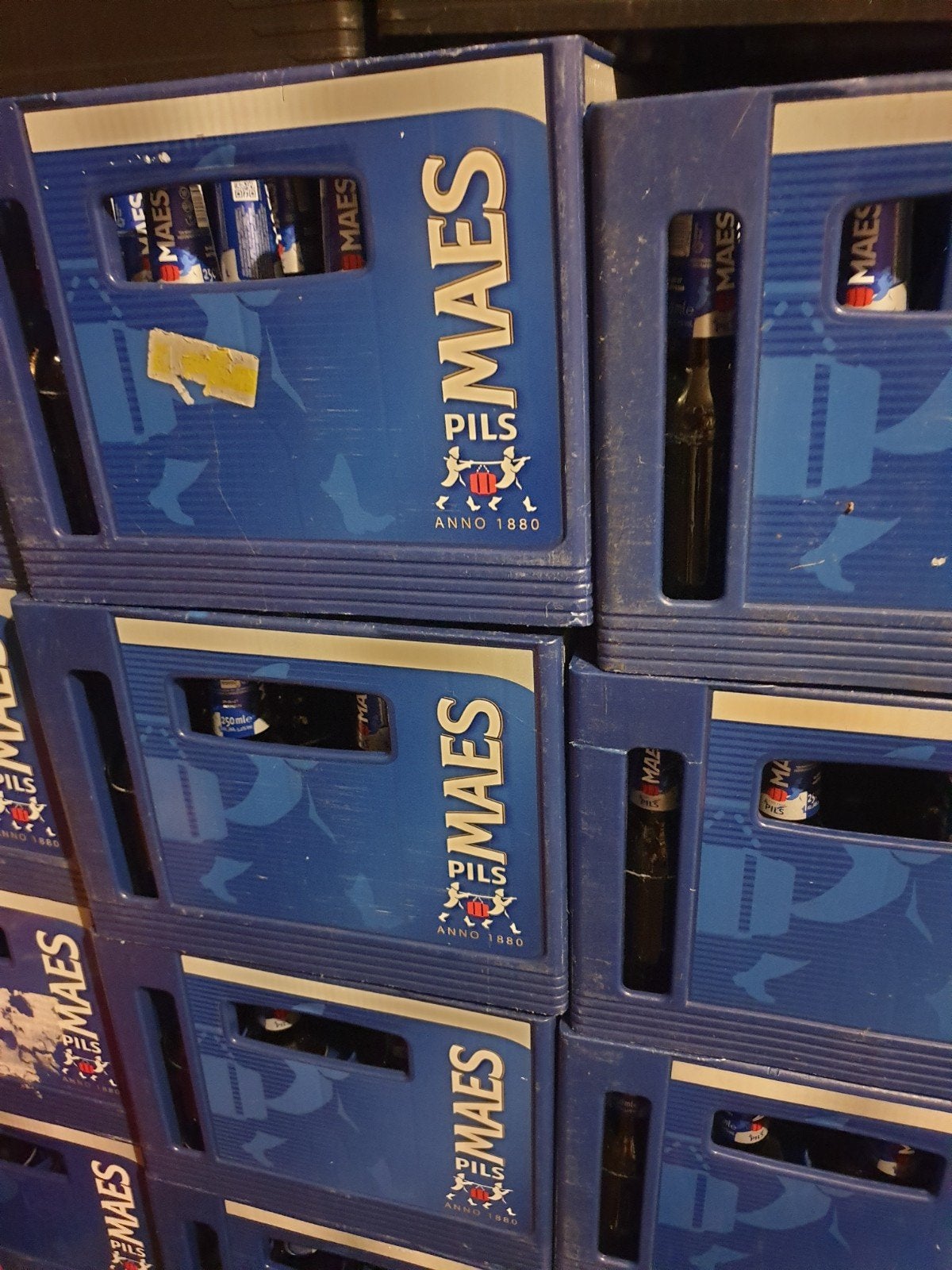 Kratje Maes Pils, Verzamelen, Biermerken, Ophalen of Verzenden, Zo goed als nieuw, Flesje(s), Overige merken