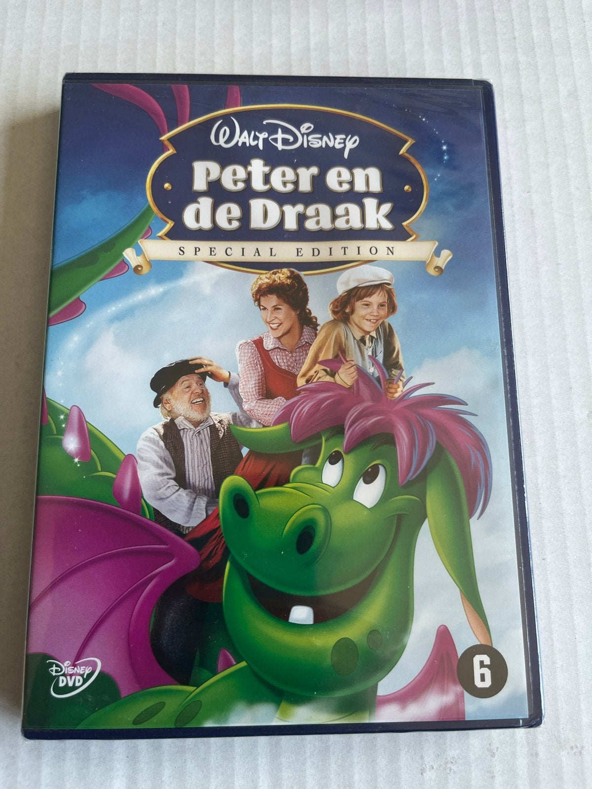 Walt Disney's Peter en de Draak - Speciale Editie DVD, Nederlands, Gebruikt, Bonusmateriaal, Alle leeftijden