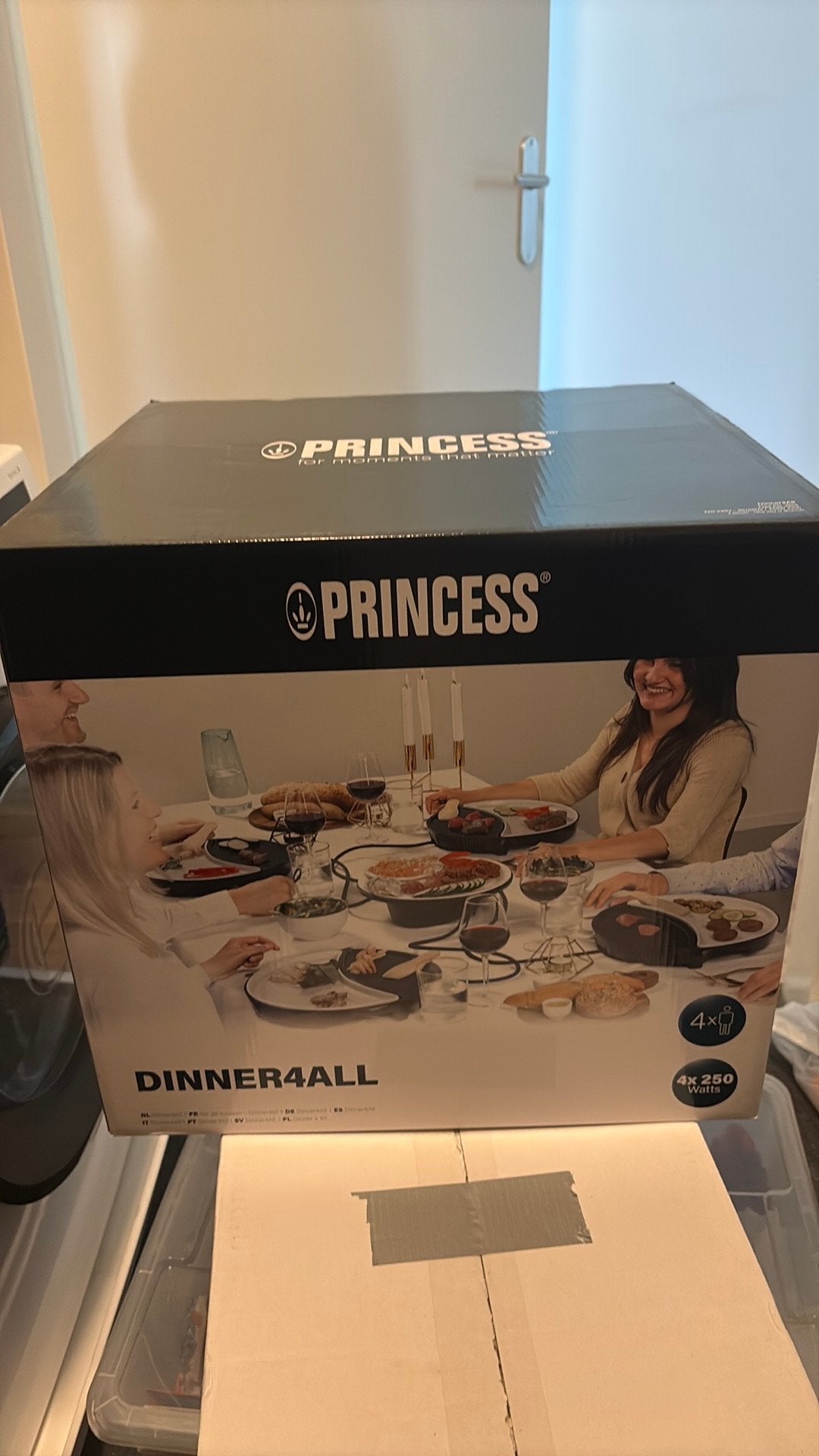 Princess dinner4all gourmetset 4 personen NIEUW!, Ophalen, Zo goed als nieuw, 4 t/m 7 personen
