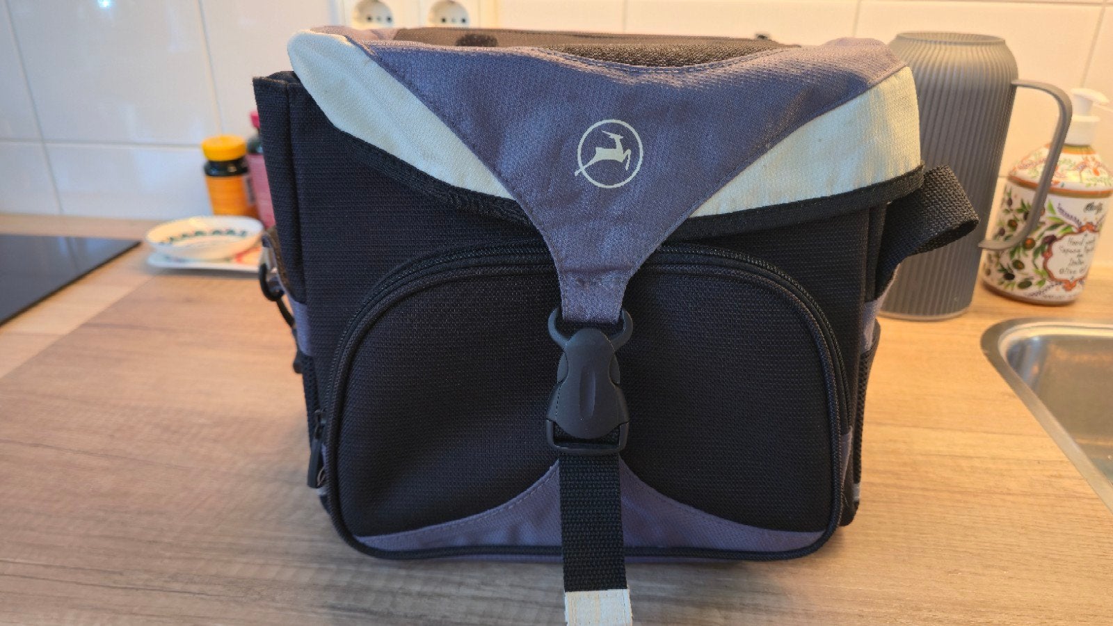 Gazelle fietsstuurtas met stuurbevestiging, Gebruikt, Ophalen of Verzenden, Gazelle, Overige typen