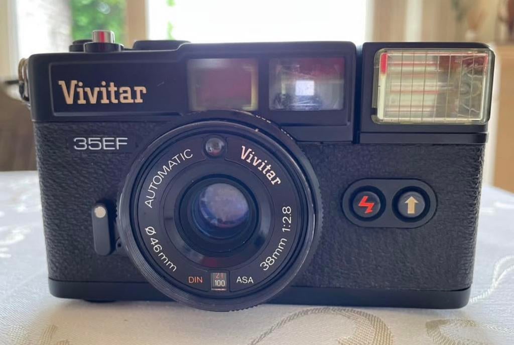 Te Koop Analog camera merk Vivitar type 35EF., Ophalen, Zo goed als nieuw, Compact, Overige Merken