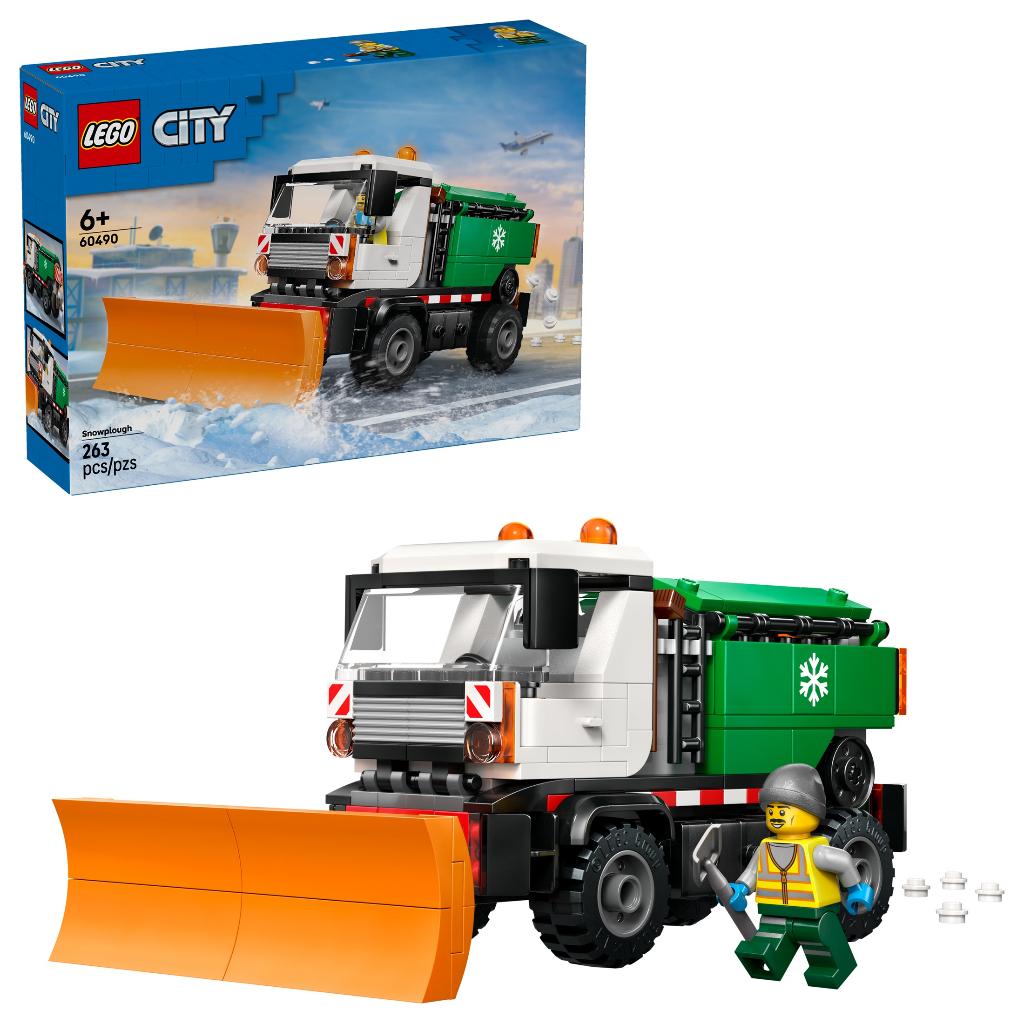 LEGO City 60490 SneeuwPloeg 263 delig, Ophalen of Verzenden, Nieuw, Complete set, Lego