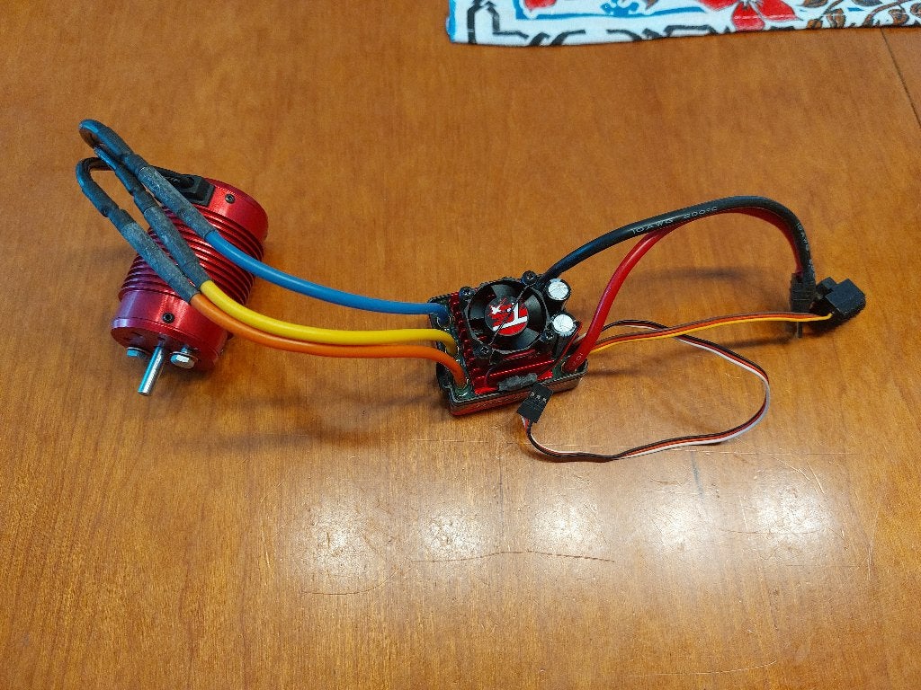 Trackstar 2100kv brushless 1/8  met snelheidsregelaar, Elektro, Auto offroad, Nieuw, Ophalen of Verzenden