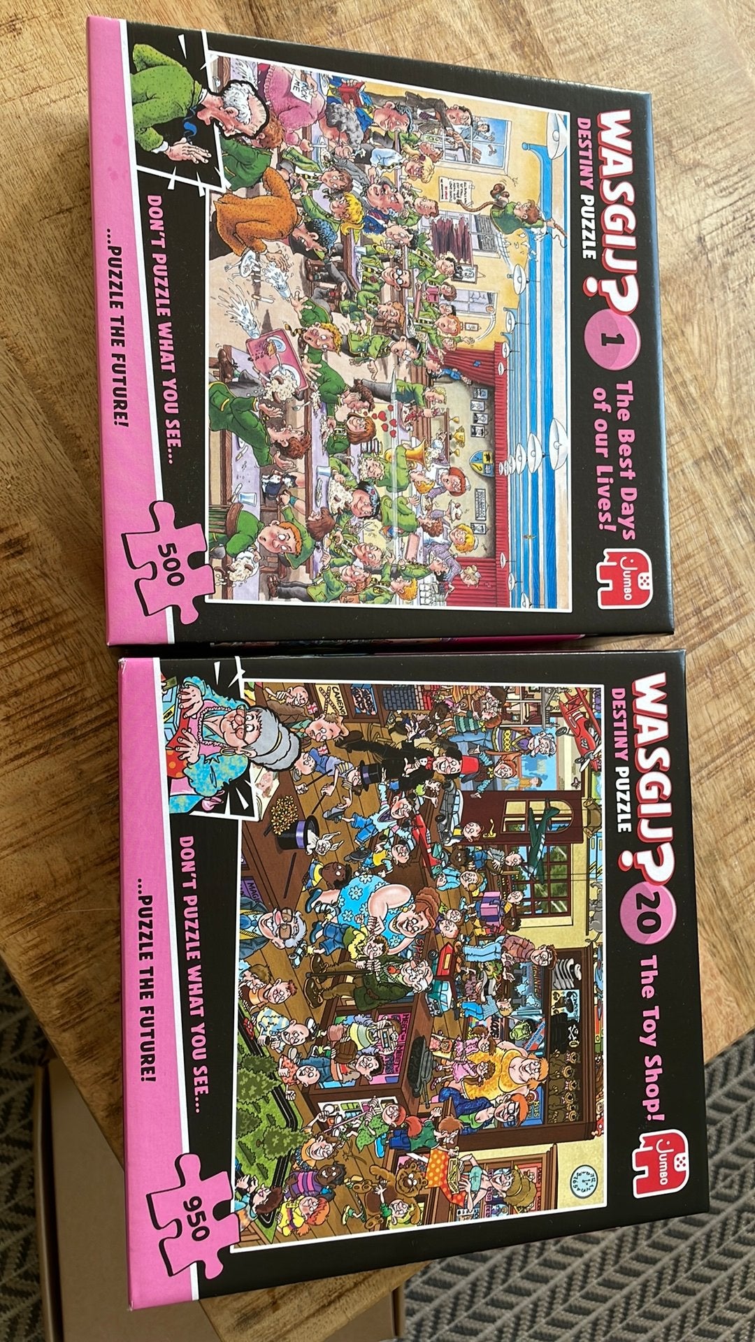 WASGIJ puzzels, Ophalen, 500 t/m 1500 stukjes, Zo goed als nieuw