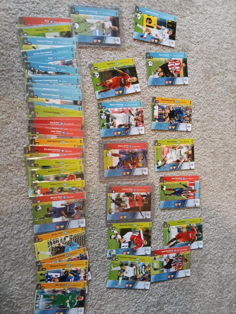 64 Panini UEFA Champions League 2008/2009 Voetbalkaarten, Ophalen of Verzenden, Zo goed als nieuw, Buitenlandse clubs, Poster, Plaatje of Sticker