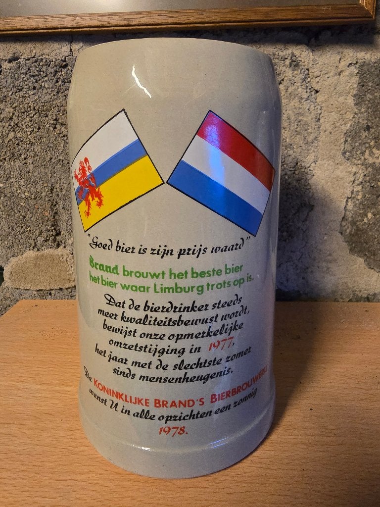 Brand Bier pul– 1978, Ophalen, Zo goed als nieuw, Pul(len), Brand