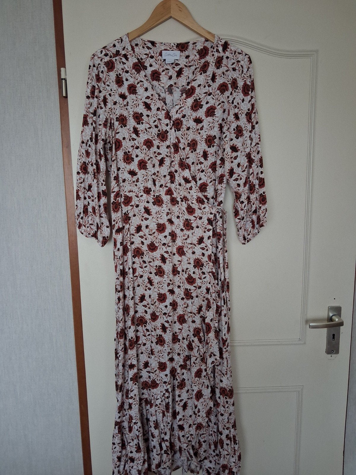 cotton club jurk xl, Kleding | Dames, Ophalen of Verzenden, Zo goed als nieuw, Maat 46/48 (XL) of groter, Onder de knie