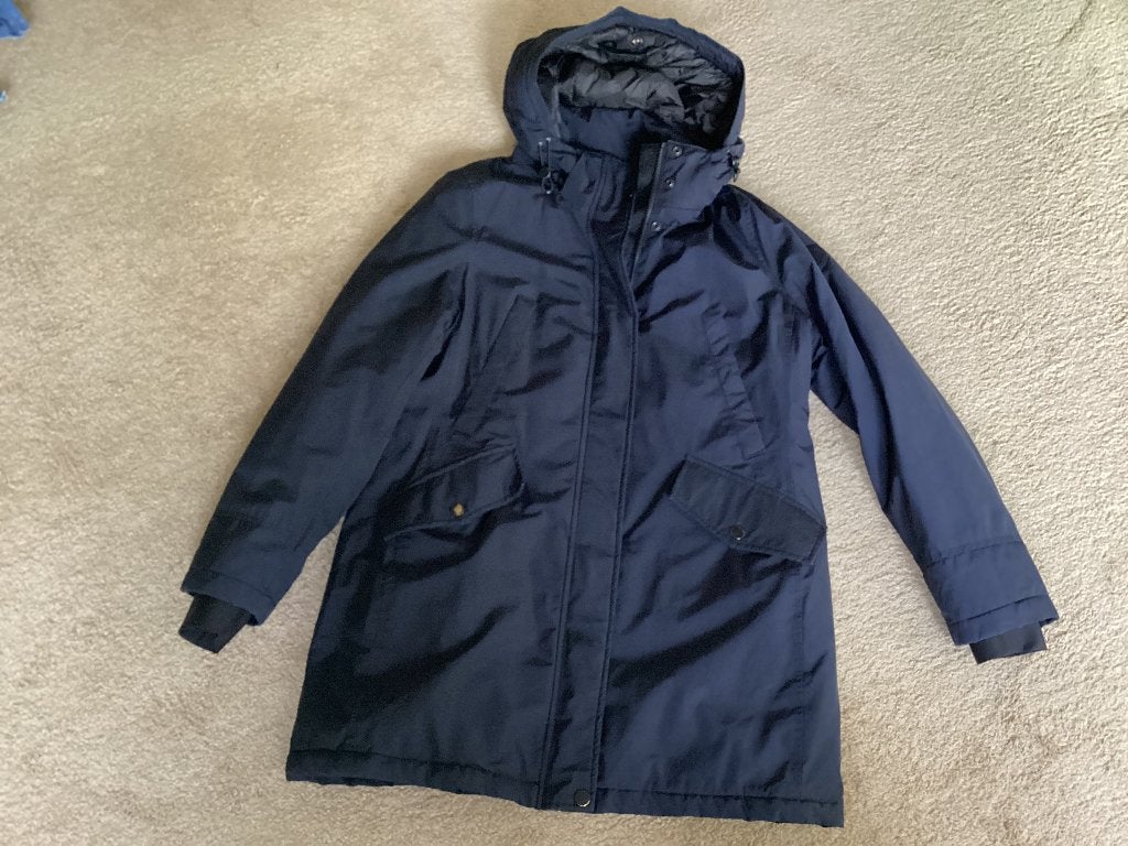Winterjas Reset blauw maat XL, Blauw, Maat 46/48 (XL) of groter, Ophalen of Verzenden, Gedragen