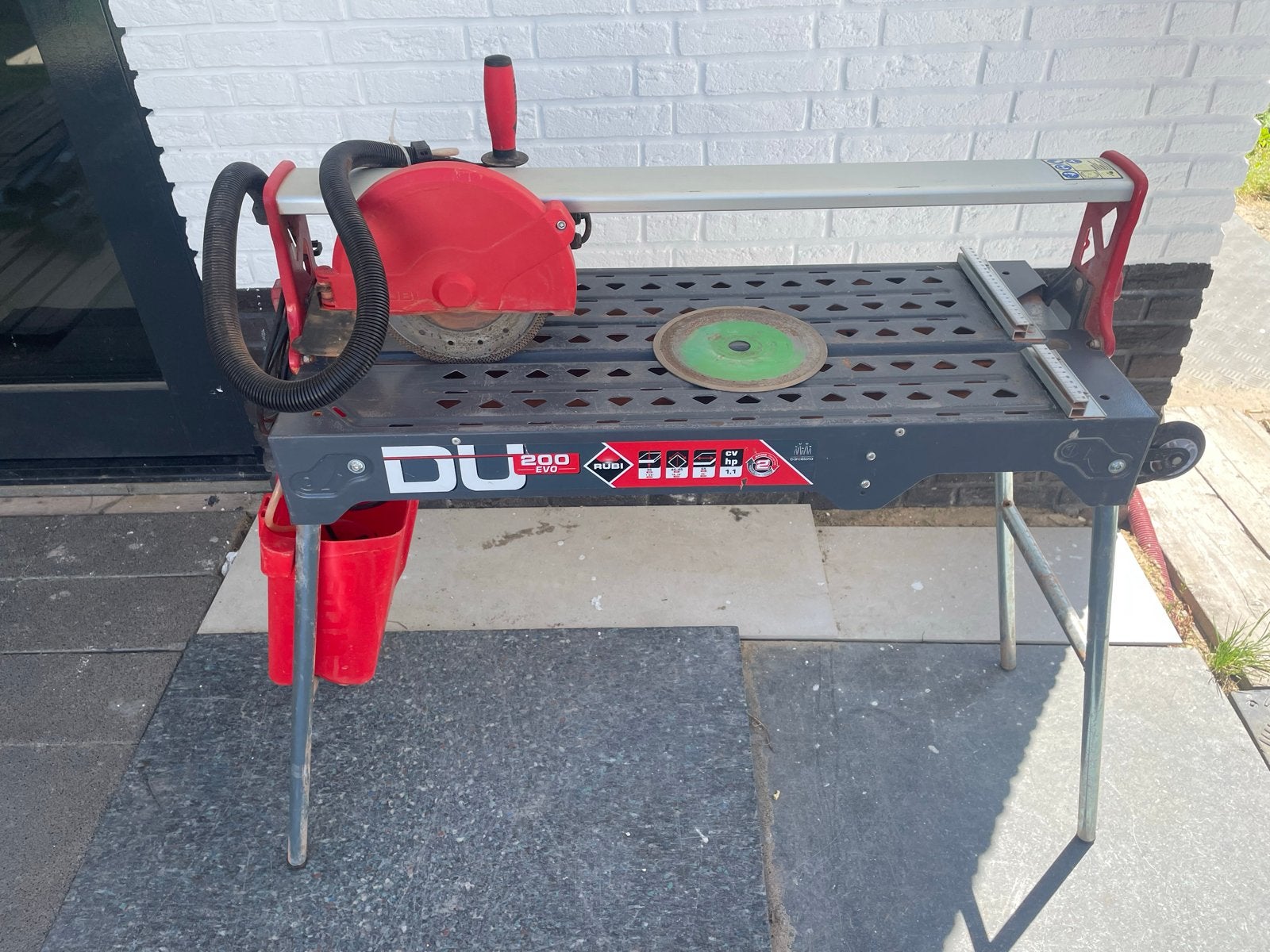 Rubi DU 200 EVO Tegelzaagmachine, Doe-het-zelf en Verbouw, Gereedschap | Zaagmachines, Ophalen, Gebruikt, Overige typen, 600 tot 1200 watt