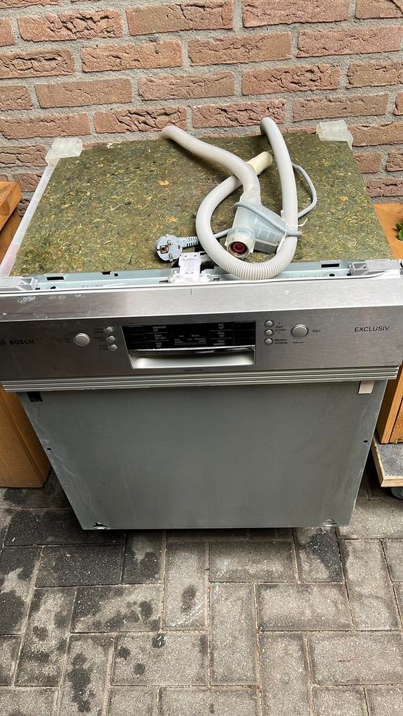Bosch vaatwasser half inbouw, Witgoed en Apparatuur, Ophalen, Gebruikt, Minder dan 85 cm, Inbouw