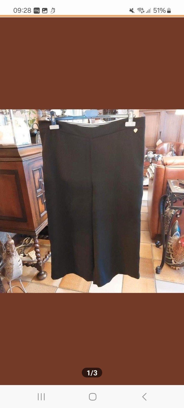 Broek (culotte) van het merk Mat Fashion.  Maat S (42/44), Kleding | Dames, Verzenden, Zwart, Maat 42/44 (L), Nieuw