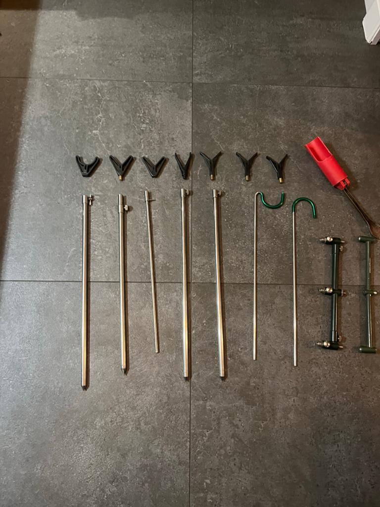 Hengelsteunen en Rod Pod onderdelen - Diverse onderdelen, Ophalen of Verzenden, Zo goed als nieuw, Overige typen
