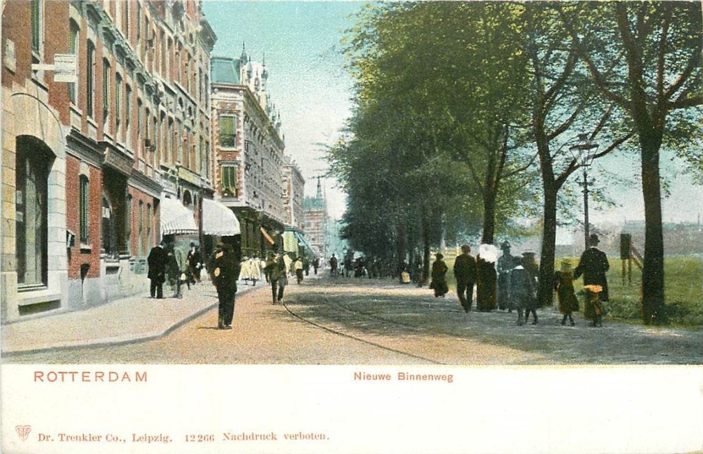 379-068-029 Rotterdam Nieuwe Binnenweg, Verzenden, Voor 1920, Zuid-Holland