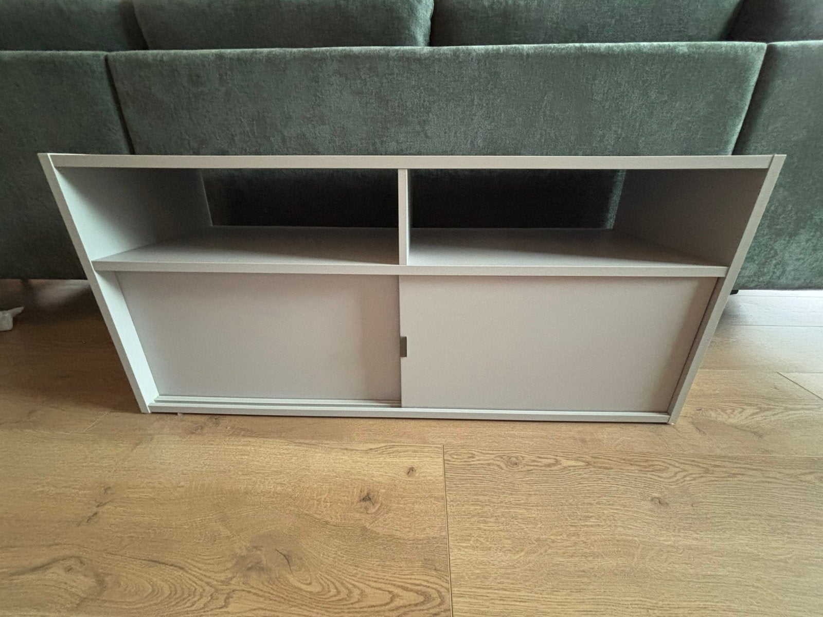 Grijs IKEA Tv-meubel, laag dressoire, Ophalen, Minder dan 50 cm, Zo goed als nieuw, Minder dan 100 cm