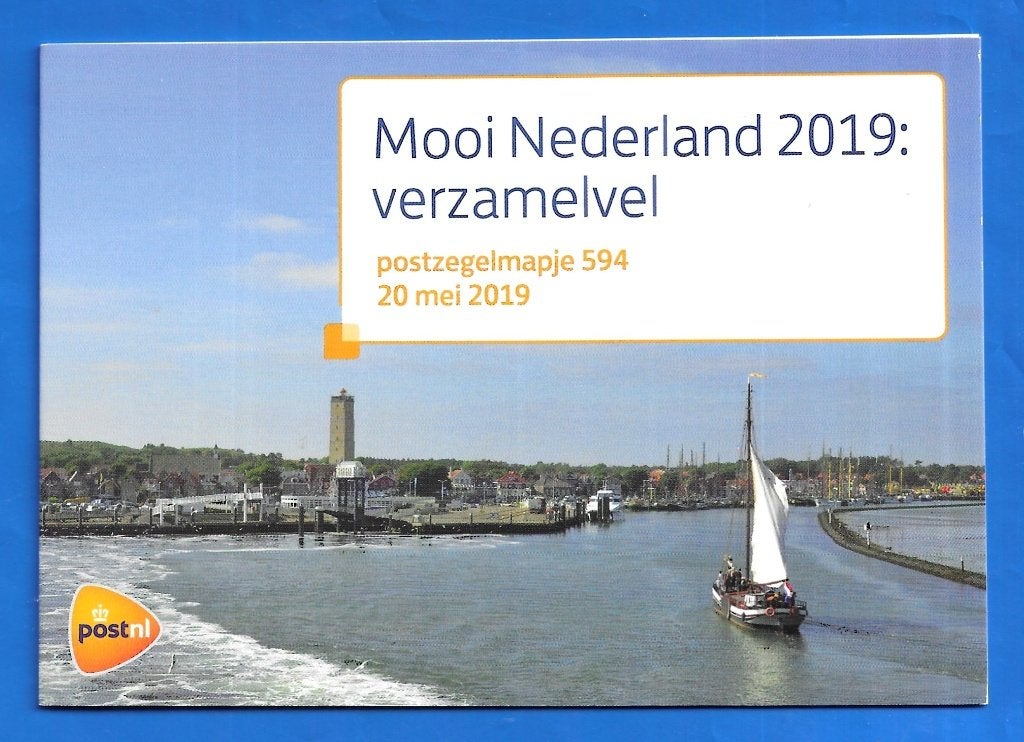 Postzegelmapje 594 - Mooi Nederland 2019: Waddeneilanden, Postzegels en Munten, Verzenden, Na 1940, Postfris