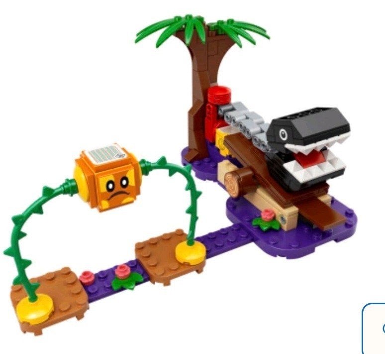 LEGO Super Mario 71381 Chain Chomp Jungle Ontmoeting, Ophalen of Verzenden, Zo goed als nieuw