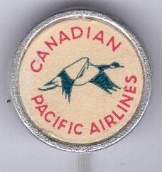 Canadian Airlines alu vliegmaatschappij speldje( J_087), Verzenden, Zo goed als nieuw, Transport, Speldje of Pin