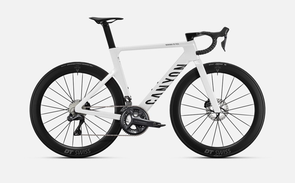 Gevraagd; Canyon Aeroad CF SLX 8 uit 2025(Wit)