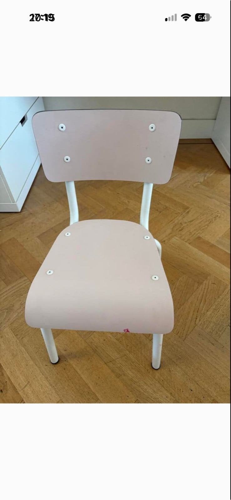 Schattige Les Gambettes Little Suzie kinderstoel roze, Ophalen, Gebruikt, Stoel(en)